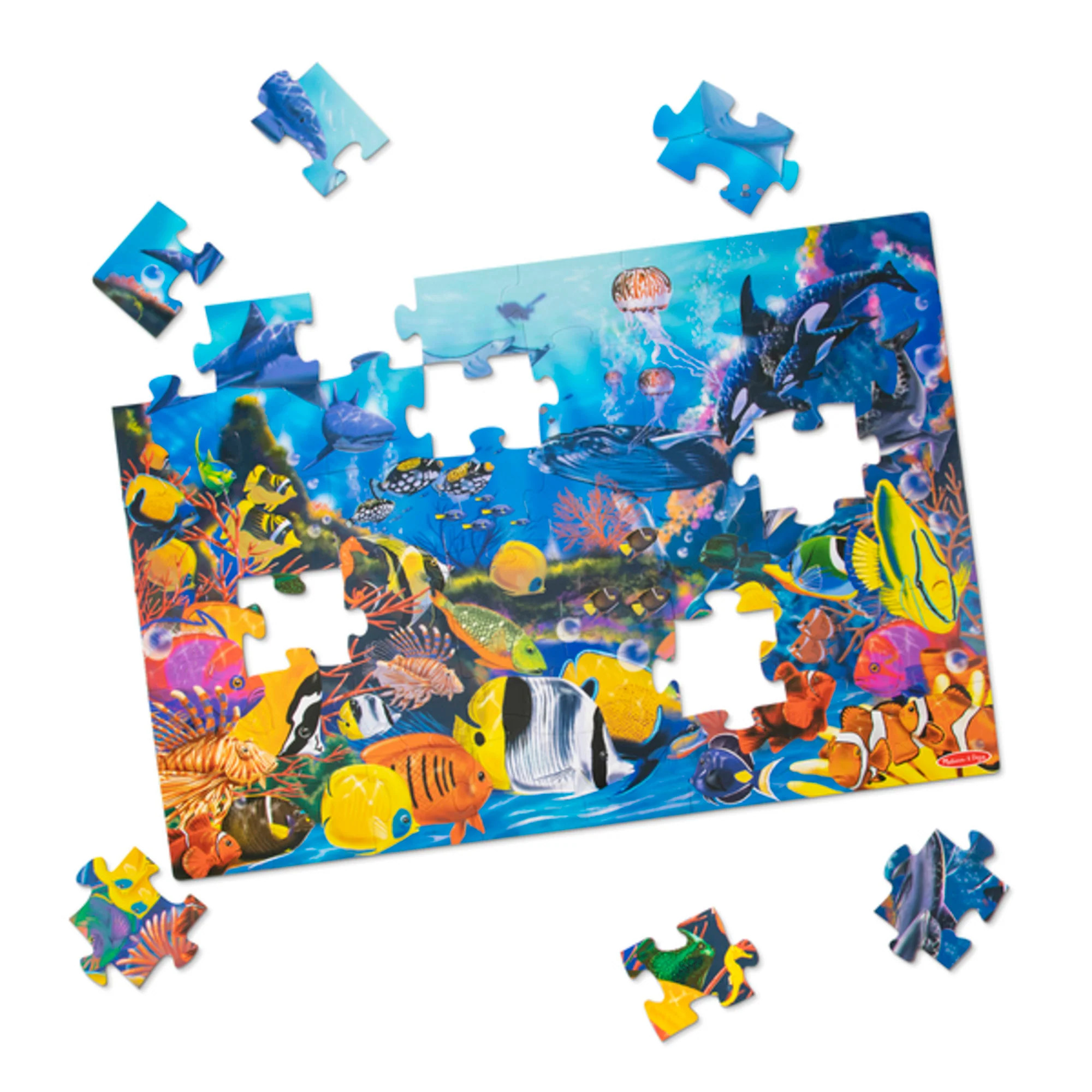 Underwater Floor Puzzle - 48 Pieces | Melissa and Doug