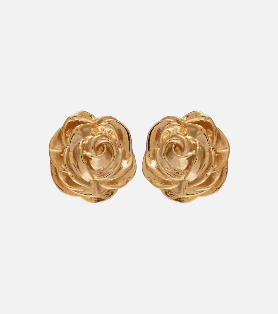 Magda Butrym Rose gold-plated earrings | Mytheresa (US/CA)
