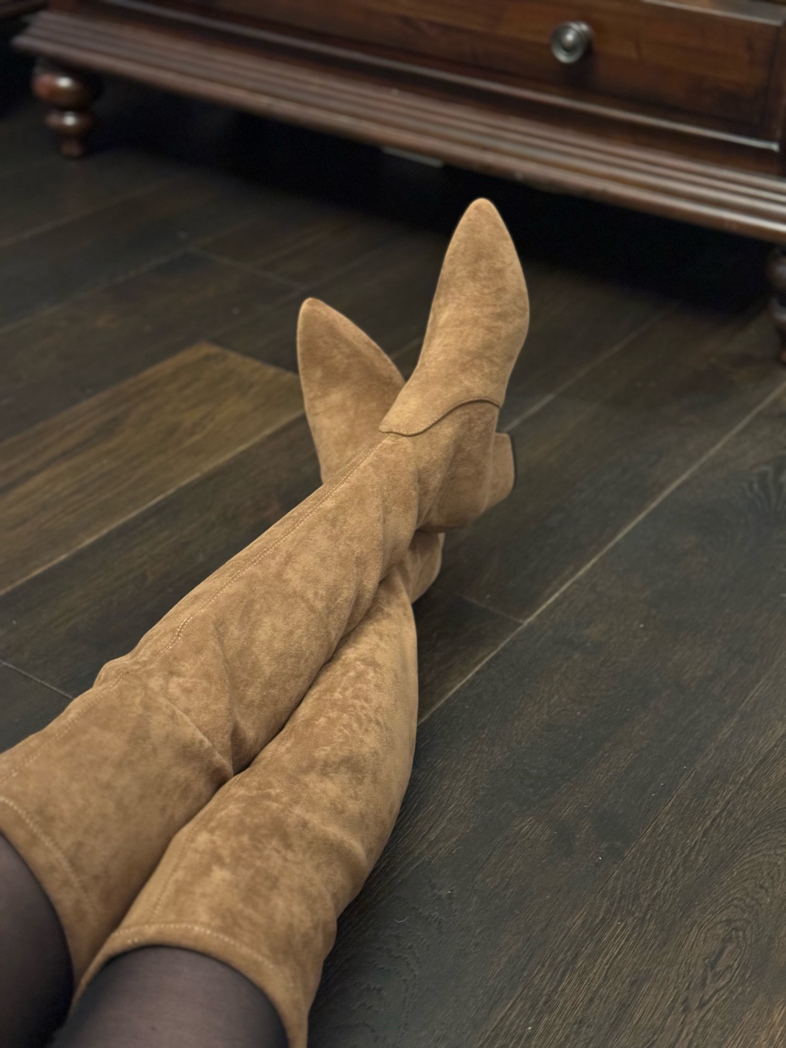 These are the PERFECT FALL boots - not only are they comfortable but they are also at a really fantastic price!!!  I have really thin legs and these do not slip down on me - BONUS!!!

#LTKfindsunder50 #LTKSeasonal #LTKshoecrush