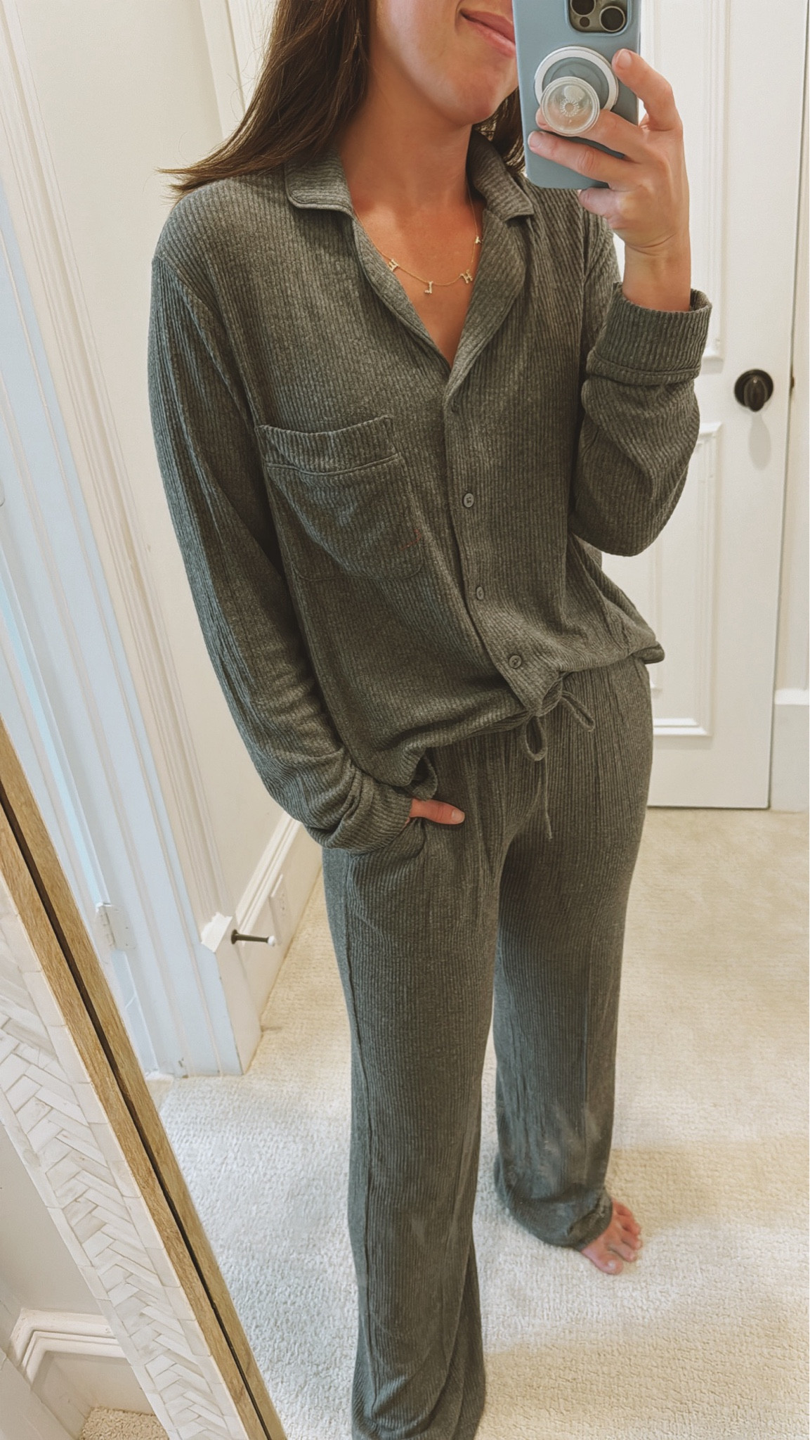 The softest hurricane pjs and skims dupe for $30

#LTKHome #LTKStyleTip #LTKFindsUnder50