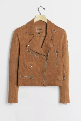Elliott Sueded Moto Jacket | Anthropologie (US)