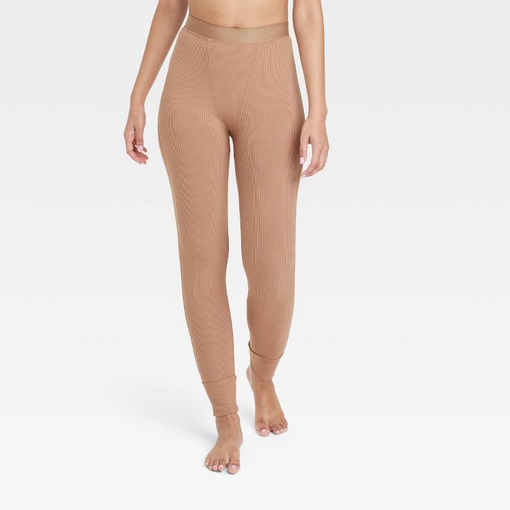 Women's Beautifully Soft Ribbed Legging Pajama Pants - Stars Above™ | Target