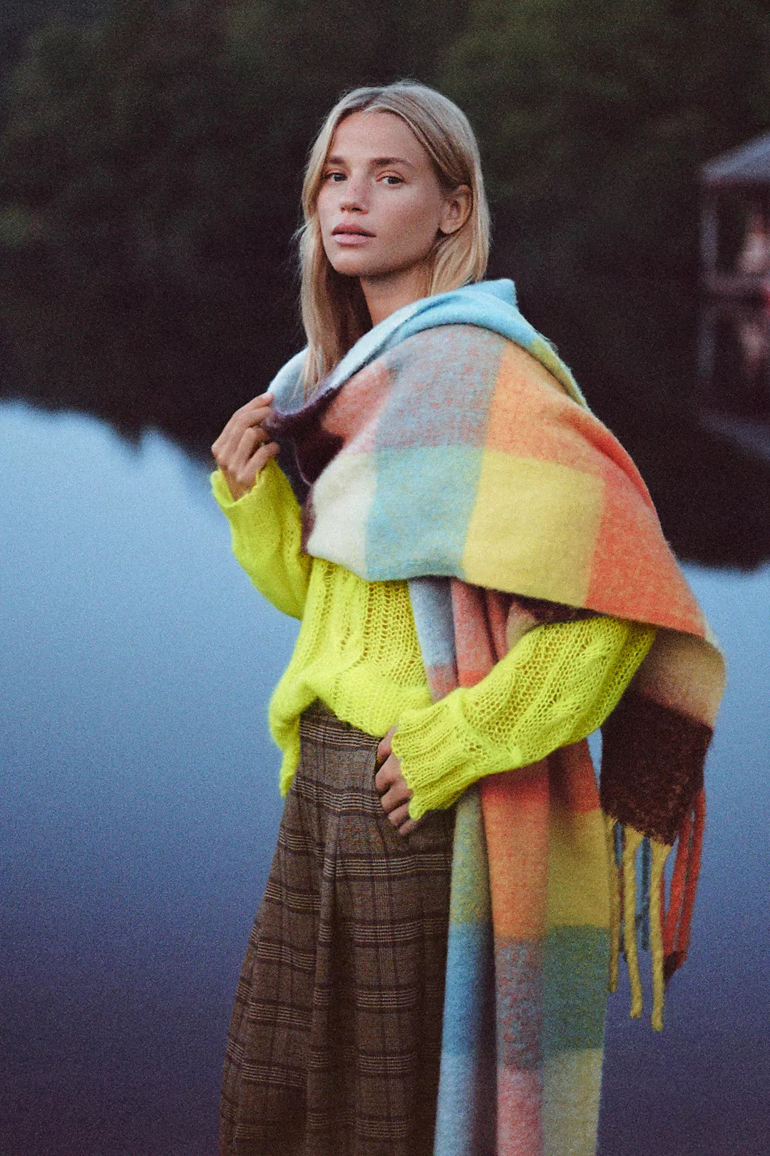 By Anthropologie Check Scarf | Anthropologie (US)