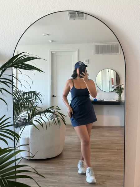 activewear dress szn! Has shorts & is the perfect length💙got this one from Abercrombie, runs true to size 