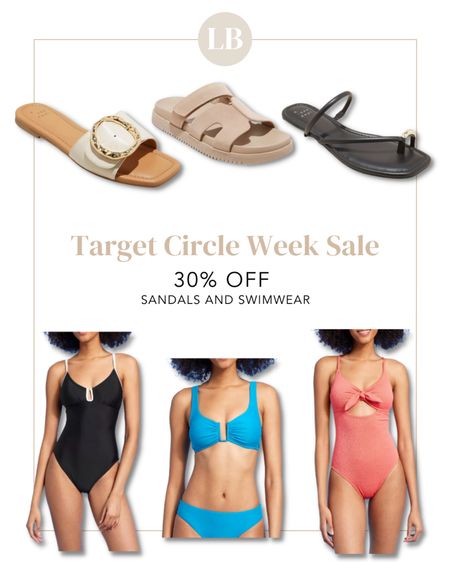 30% off swimwear and sandals for the family at Target 

#LTKxTarget #LTKsalealert #LTKswim