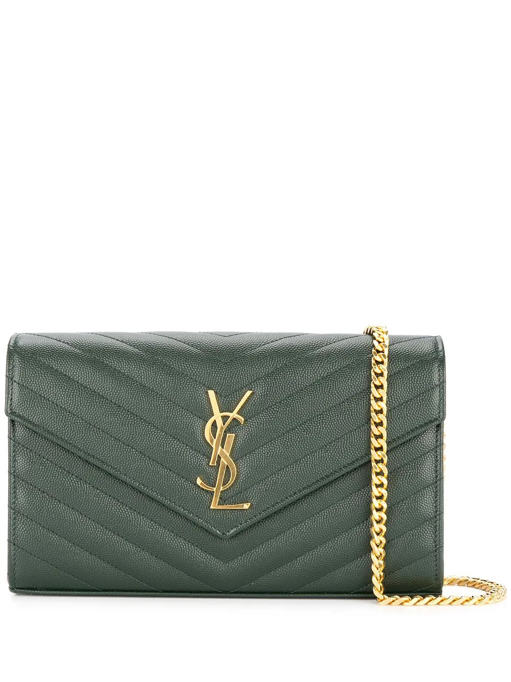 Saint Laurent Monogram Chain Clutch - Farfetch | Farfetch Global