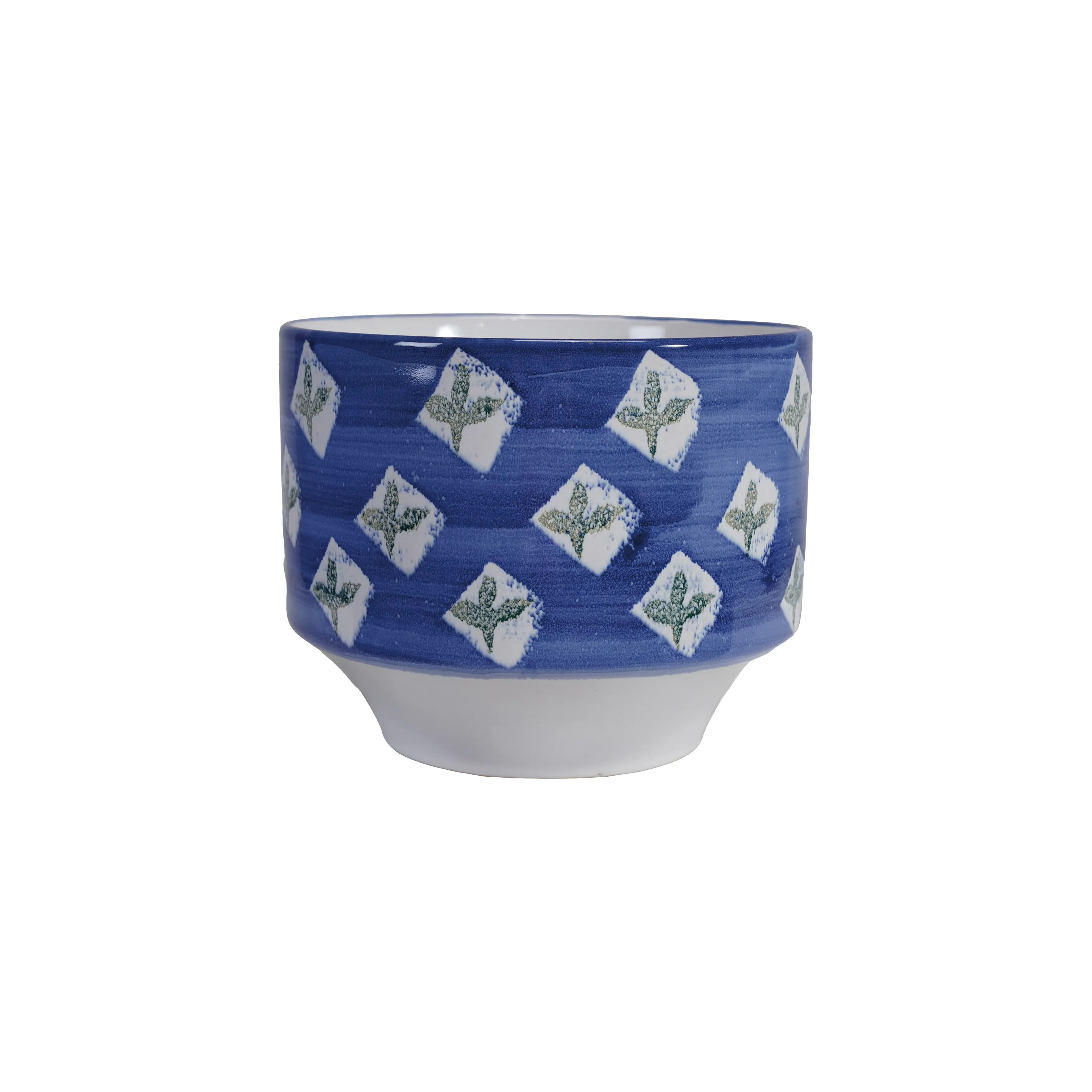 Stoneware Planter with Pattern in Reactive Glaze, Blue and White | Nordstrom | Nordstrom