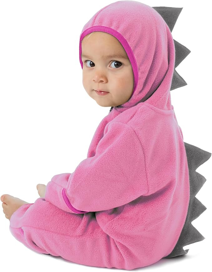 Fleece Baby Bunting Bodysuit – Infant One Piece Kids Hooded Romper Outerwear Toddler Jacket | Amazon (US)