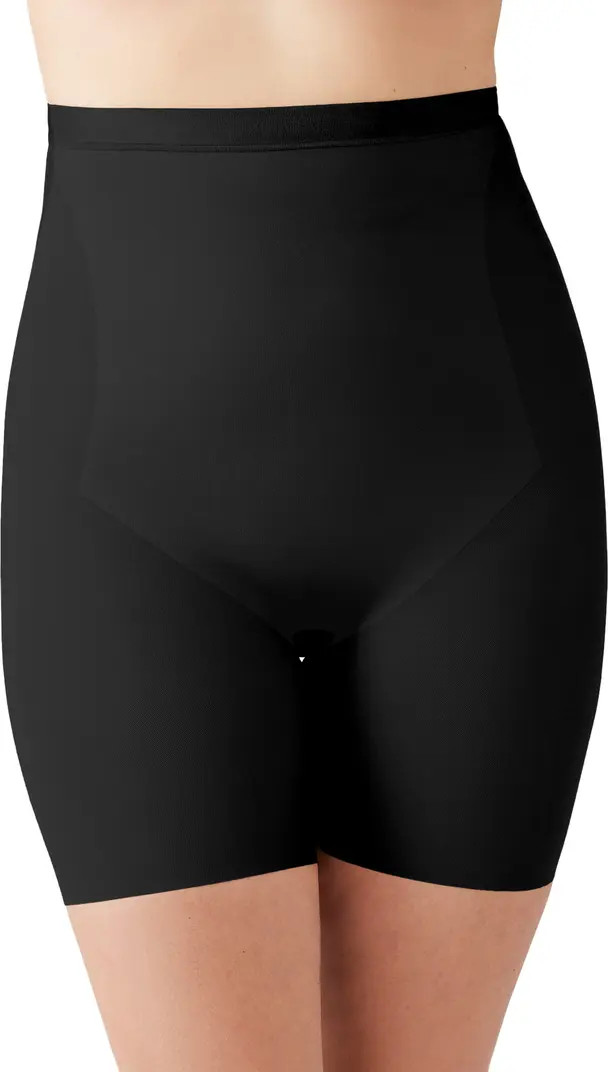 Shape Revelation® Straight High Waist Thigh Shaping Shorts | Nordstrom
