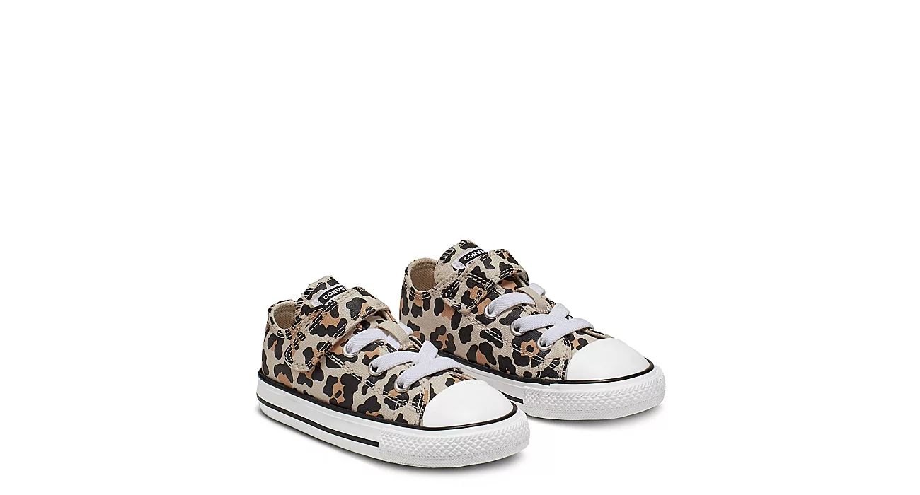 Converse Girls Infant Chuck Taylor All Star Low Sneaker - Leopard | Rack Room Shoes