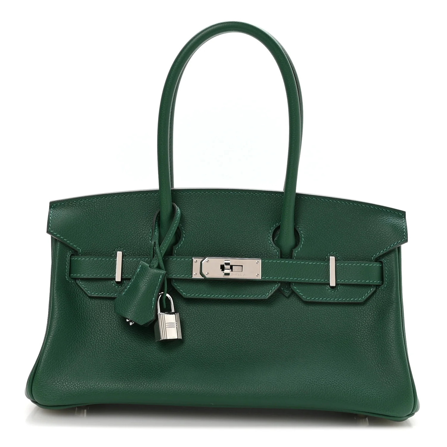 Evercolor Shoulder Birkin Light 29 Vert Moyen | FASHIONPHILE (US)