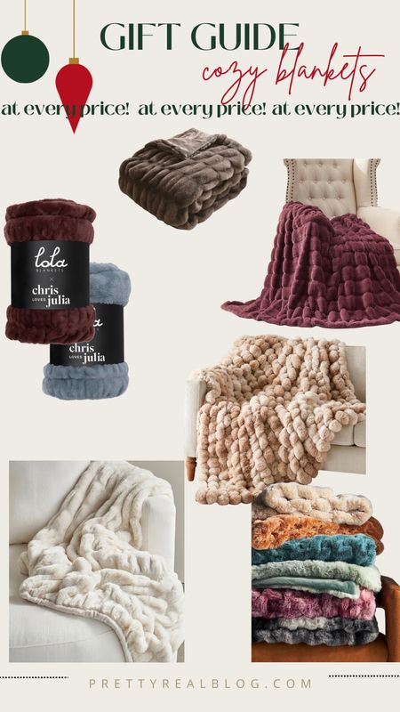 Gift idea for everyone on your list- a cozy blanket! Faux fur blanket, luxe blanket, Lola blanket look for less 

#LTKGiftGuide #LTKCyberWeek #LTKHoliday