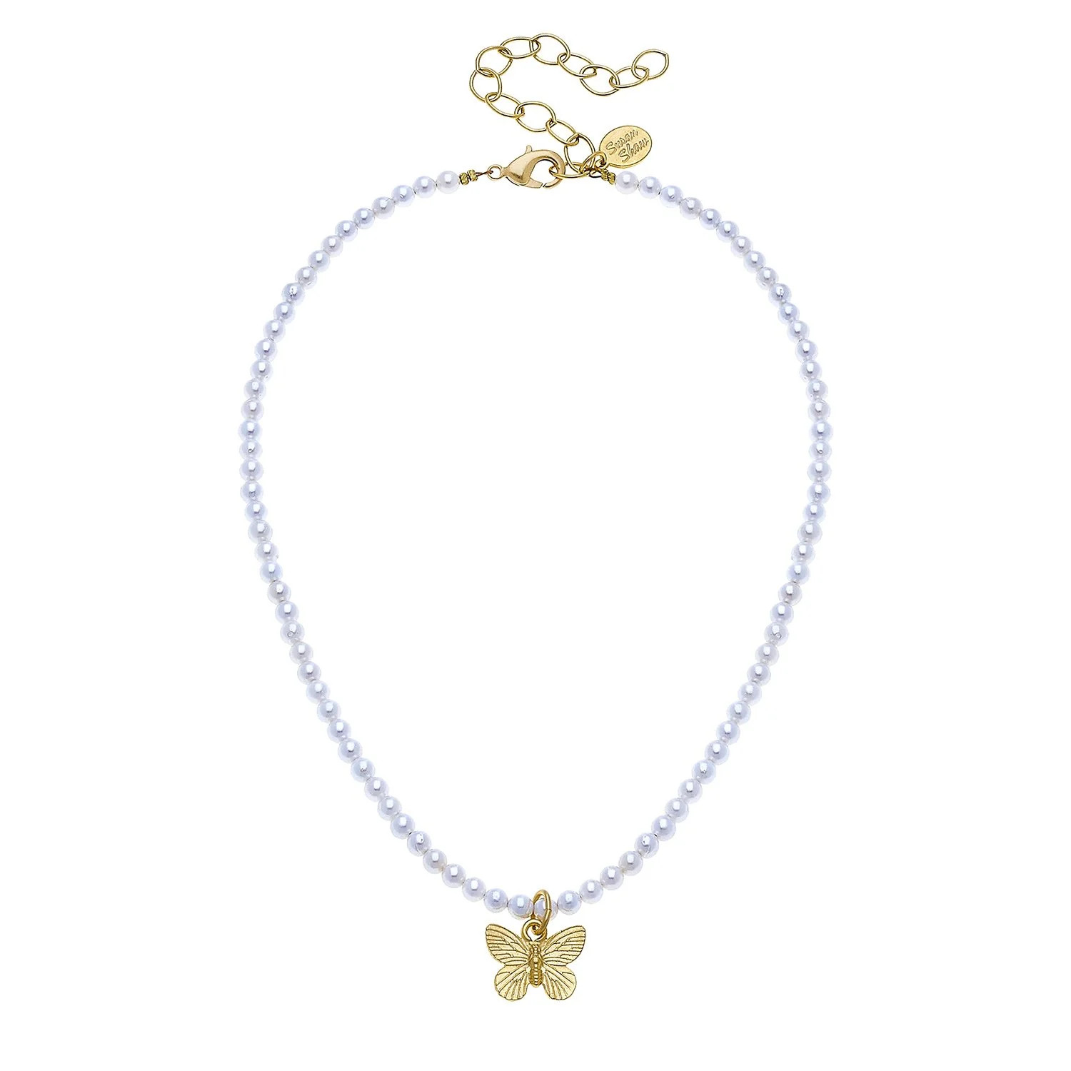 Butterfly Pearl Necklace | Susan Shaw