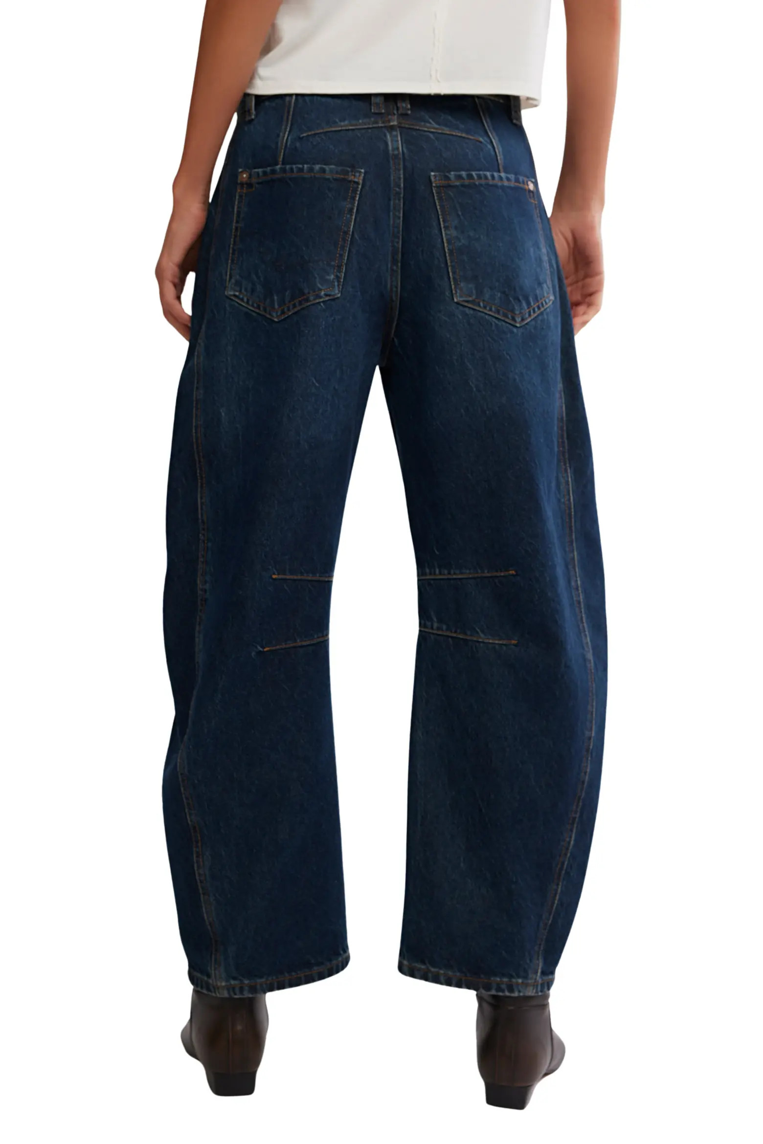 Free People We The Free Good Luck Mid Rise Barrel Jeans (Women) | Nordstrom | Nordstrom