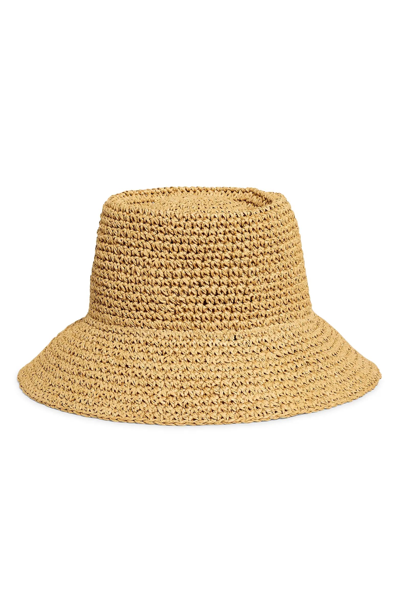 Lantern Packable Straw Sun Hat | Nordstrom