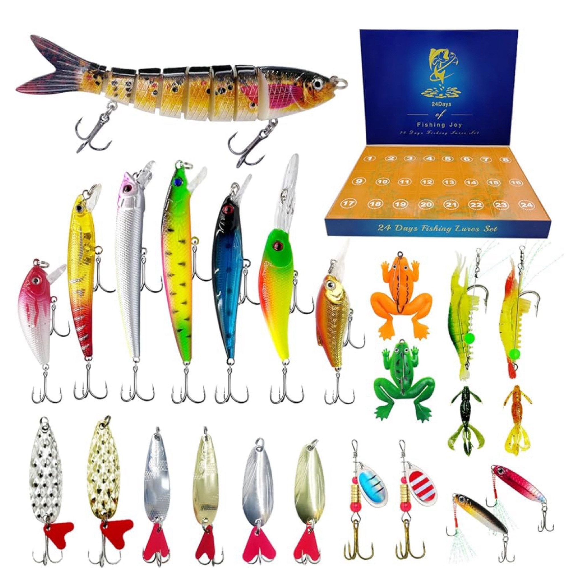 Snagged a couple fishing adventures calendars for my fishing obsessed boys. 

And got this mystery fishing box last year for Cruz and he loved it!

#LTKGiftGuide