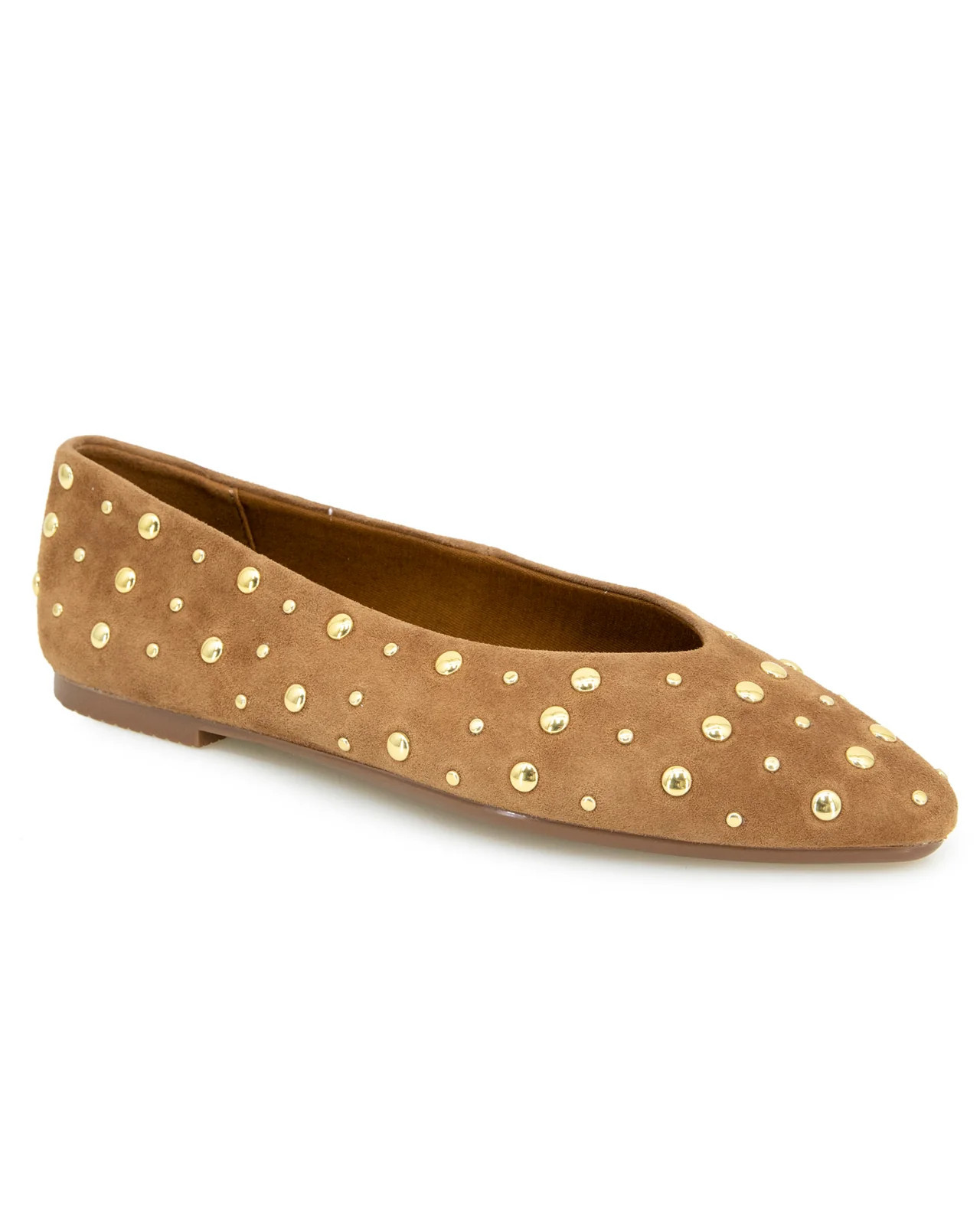 Latouche Studded Flat in Caramel | Splendid