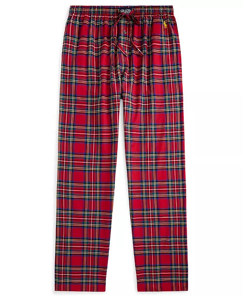 Men's Stewart Plaid Flannel Pajama Pants | Macy's