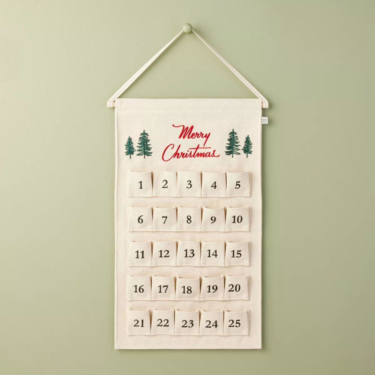 Fabric Pocket Christmas Advent Calendar - Hearth & Hand™ with Magnolia | Target
