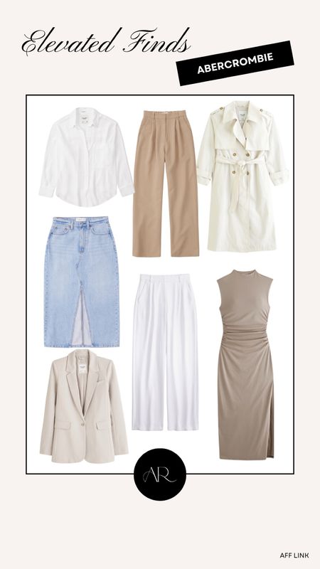 Elevated Abercrombie finds!

Neutral fashion, aesthetic finds, Abercrombie finds

#LTKfindsunder100 #LTKstyletip #LTKworkwear