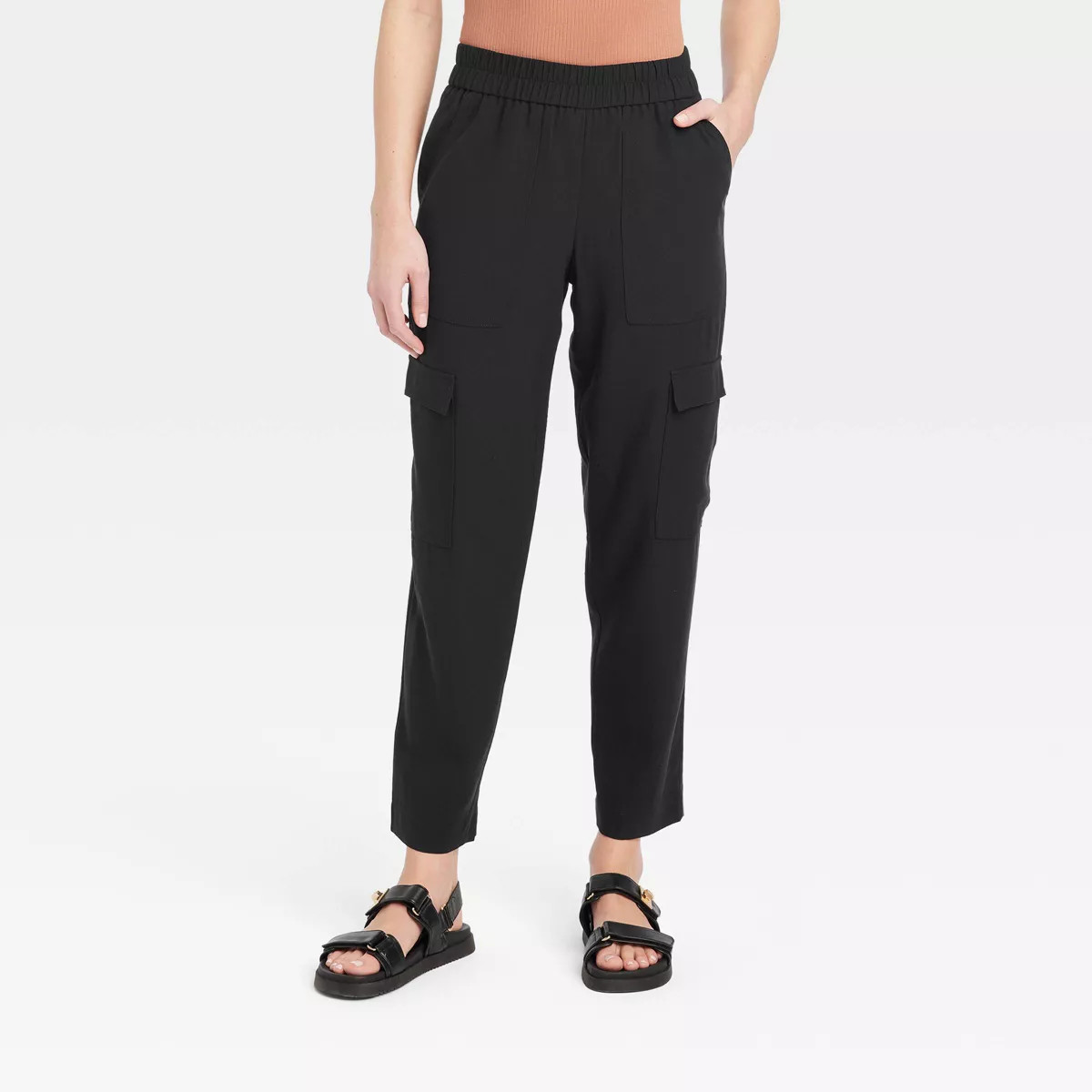 Women's High-Rise Ankle Cargo Pants - A New Day™ | Target