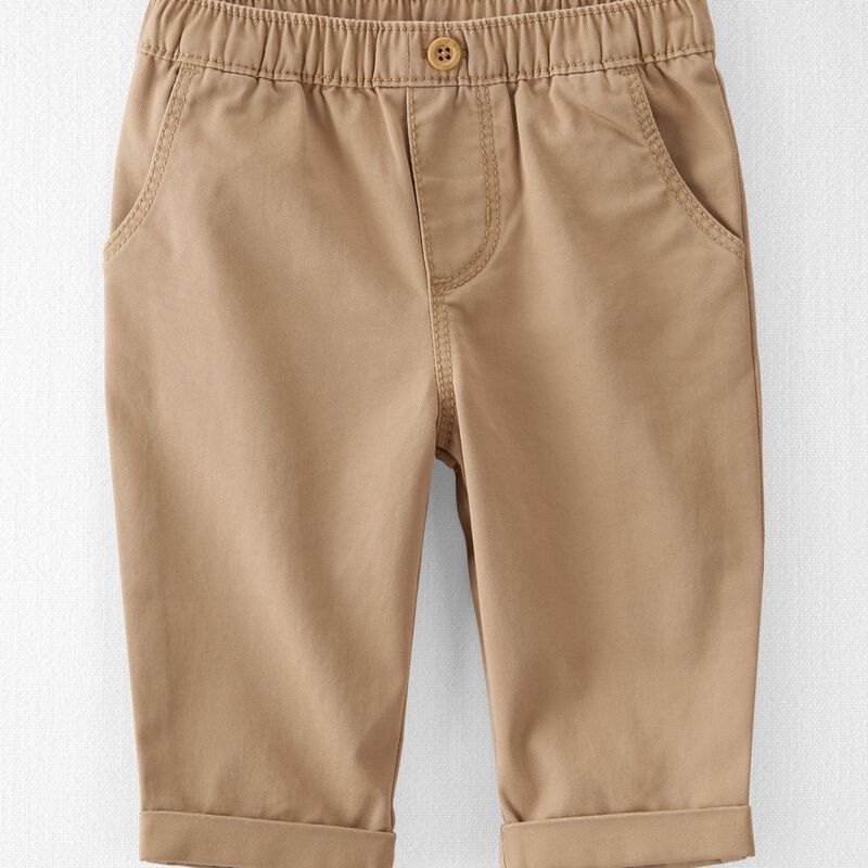 Baby Organic Cotton Twill Pants | Carter's