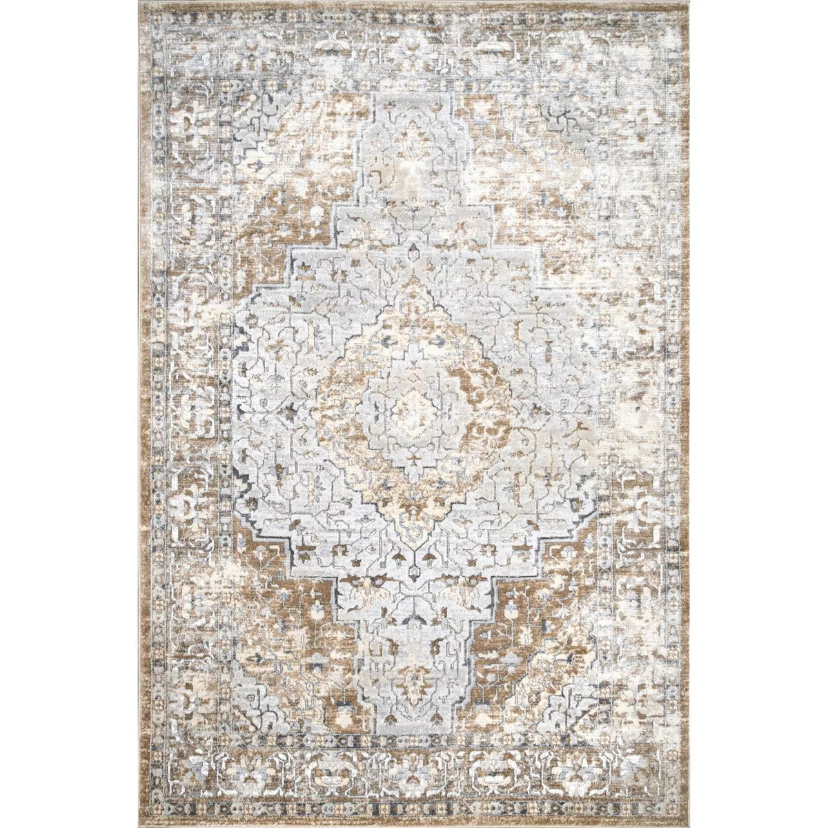 Nuloom Thea Oriental/Persian 8x10 Indoor Area Rug for Living Room Bedroom Dining Room Kitchen, Be... | Target