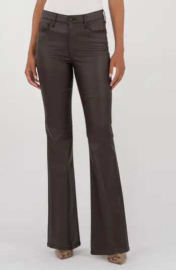 Ana Fab Ab Coated High Waist Flare Jeans | Nordstrom
