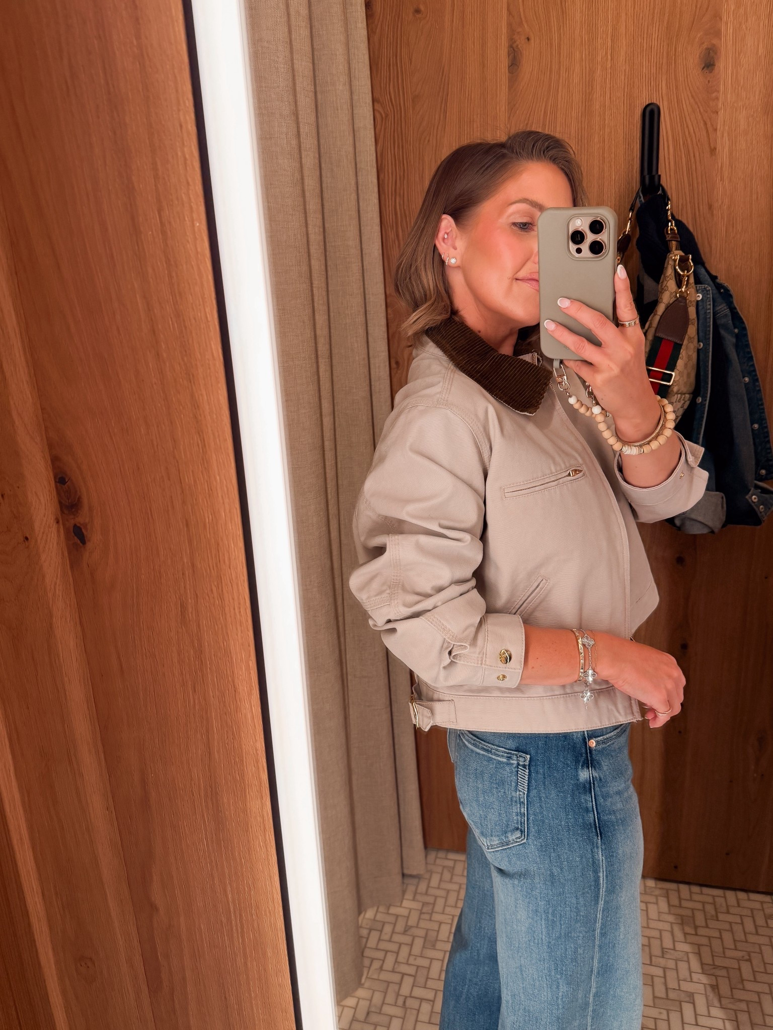 XS jacket / XS bra free tank / 24 jeans / mules are true to size 

#LTKOver40 #LTKootd #LTKPetite