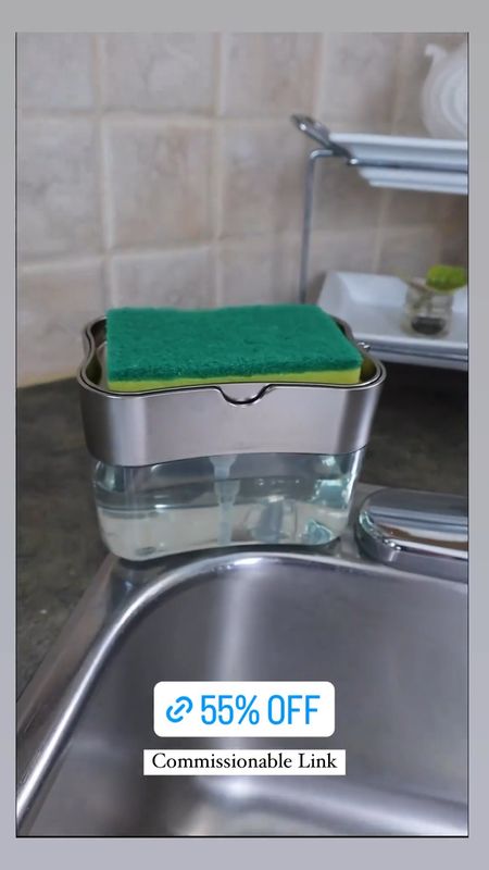 Price Drop Alert 🚨 55% off this dish soap dispenser for your kitchen! It eliminates sink clutter and it effortlessly dispenses with large capacity.

#LTKsalealert #LTKhome #LTKunder50