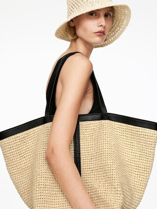 Straw Tote – Beige – Women – ARKET GB | Arket UK