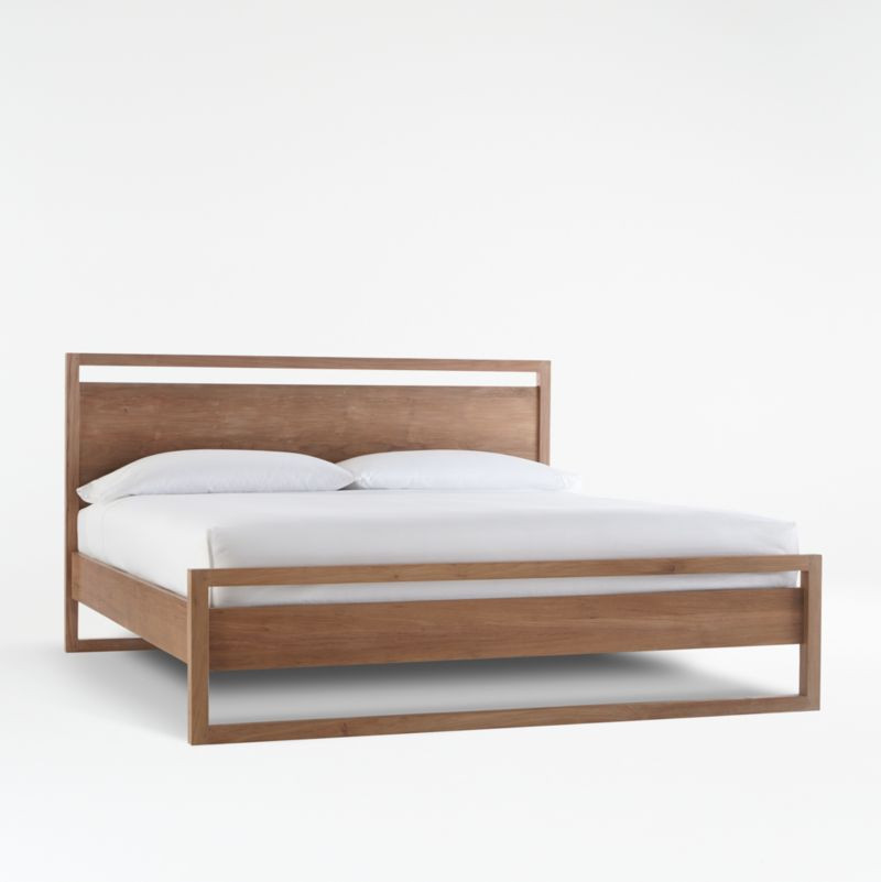 Linea II King Bed + Reviews | Crate & Barrel | Crate & Barrel