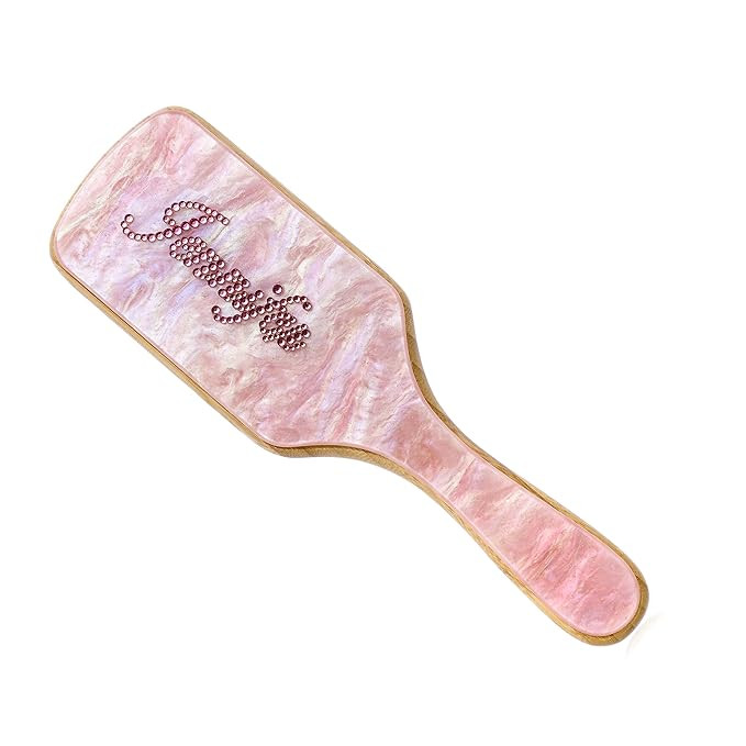Hair Brush, Personalized Bamboo Paddle Brush, Natural Bamboo Bristles Detangling Hairbrush for Ma... | Amazon (US)