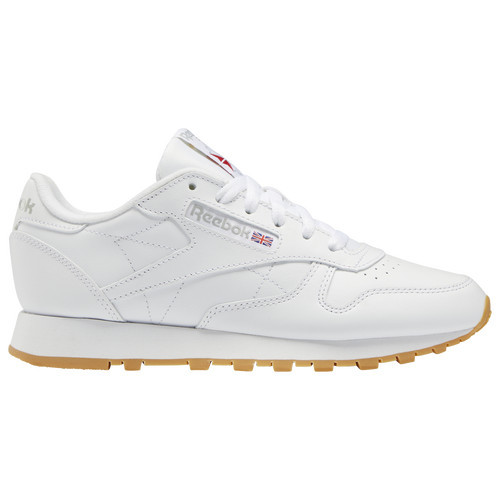 Reebok Womens Reebok Classic Leather - Womens Running Shoes White/Gum Size 07.0 | Foot Locker (US)