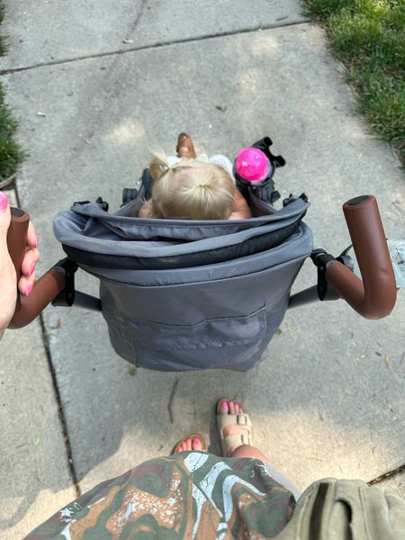 travel stroller, love using it for quick outings & walks! Super lightweight, collapses easily & comes in a cup holder - I also added my favorite stroller cup holder at the bottom for Liv’s cup 

Wearing large in tee, sized up 2 for a more oversized fit 
Wearing small in onesie but should have sized up to a medium, runs a little small  

Summer bump
Summer outfit 

#LTKkids #LTKbump #LTKfamily