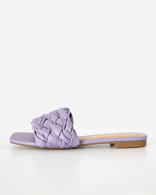 Apron Braided Sandals - Lavender - SALE | VICI