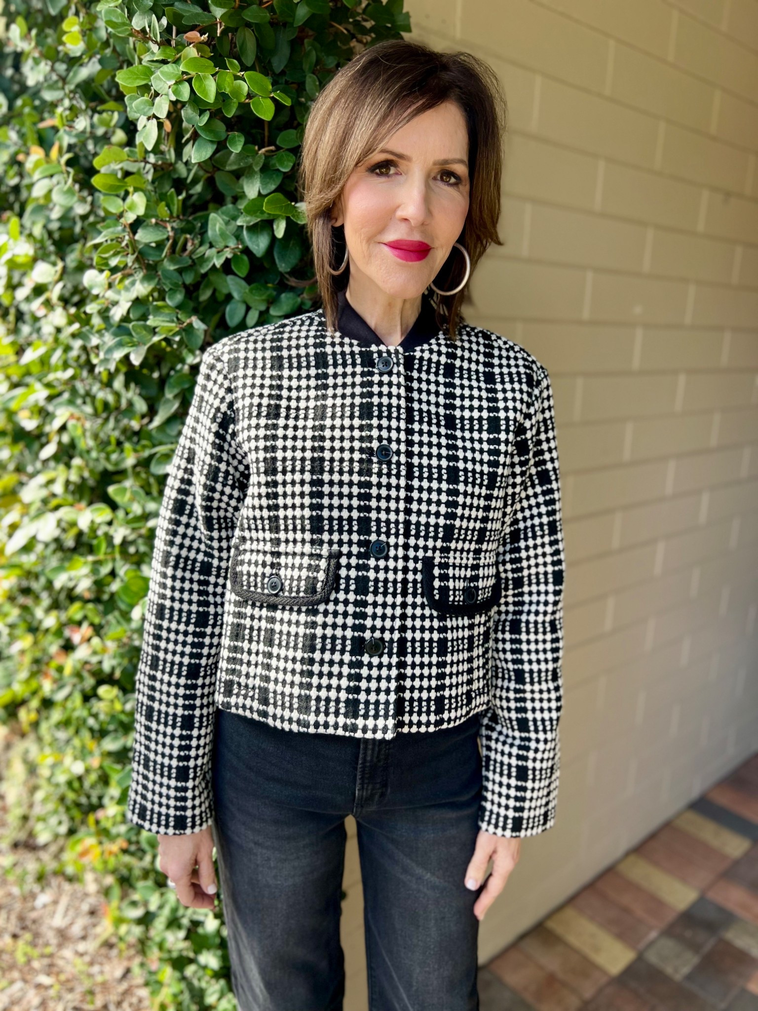 black and white jacket, over 50 outfits 

#LTKOver40 #LTKootd #LTKgrwm