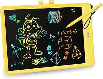 KOKODI LCD Writing Tablet, 10 Inch Colorful Toddler Doodle Board Drawing Tablet, Erasable Reusabl... | Amazon (US)