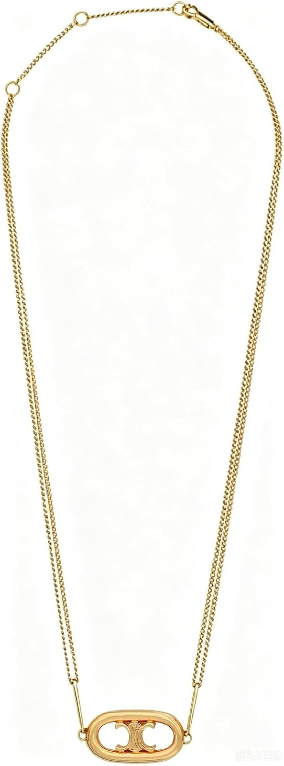 ADXINYATEX 18K Gold Plated Double Layer Stacked Necklace | Amazon (US)