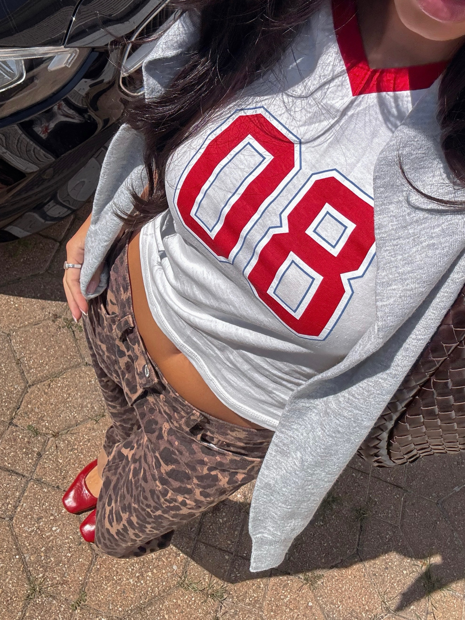 Fall outfit I’m loving!! 

Leopard jeans 
Grey cardigan 
Fall fashion 
Fall style 
Ballet flats 

#LTKShoeCrush #LTKSeasonal #LTKStyleTip