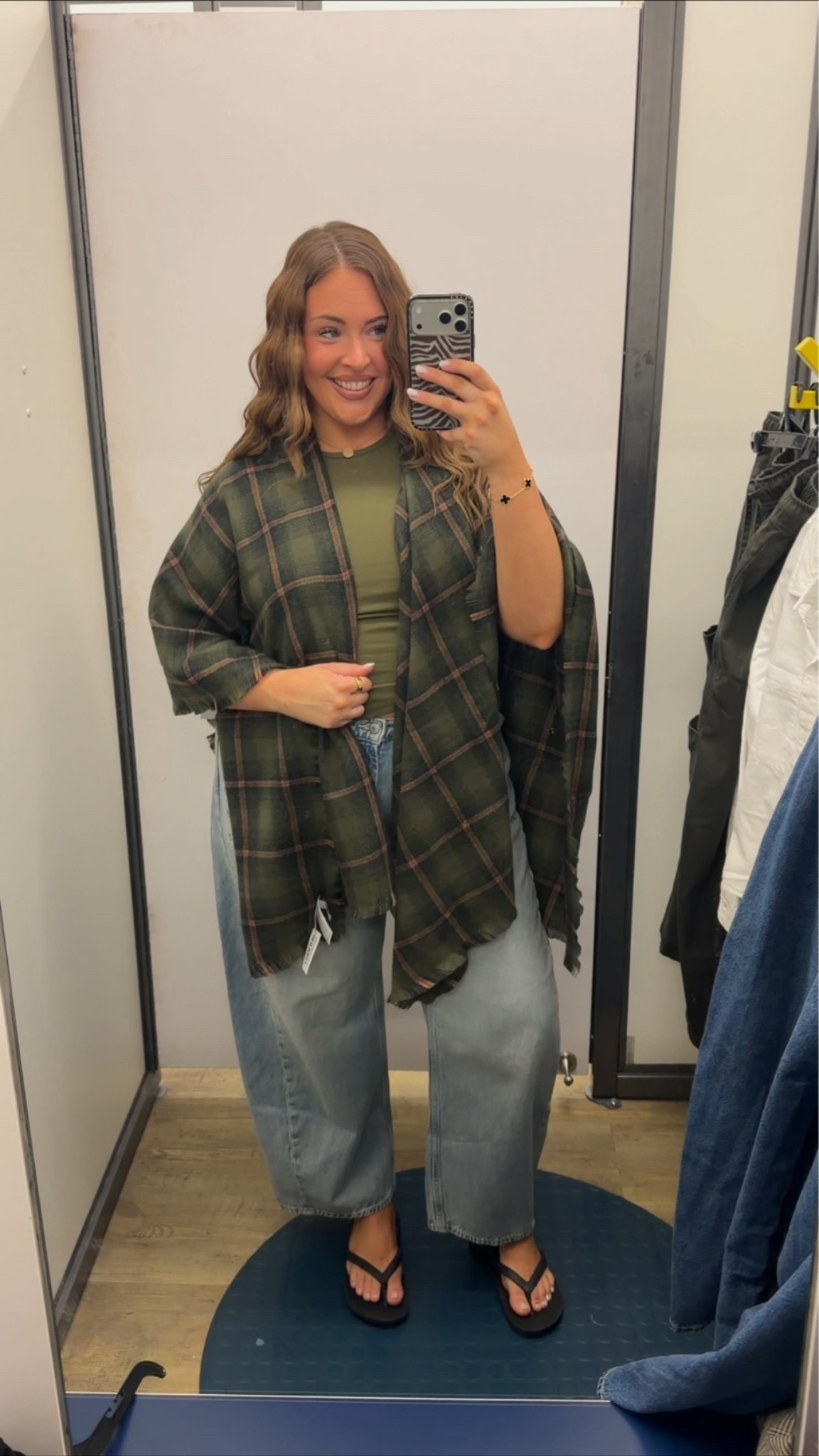 Wearing a size 18! Size up in jeans 1 or 2 sizes!

#LTKPlusSize #LTKMidsize #LTKSaleAlert