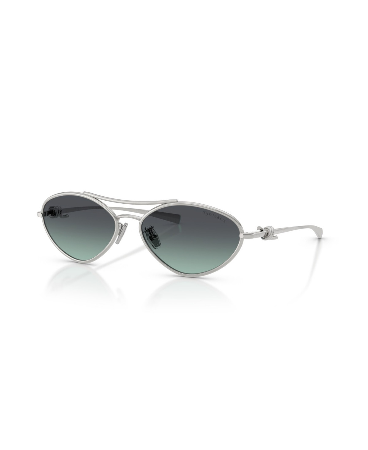 Tiffany & Co. Women's Geometric Sunglasses, TF3117 - Silver | Macy's