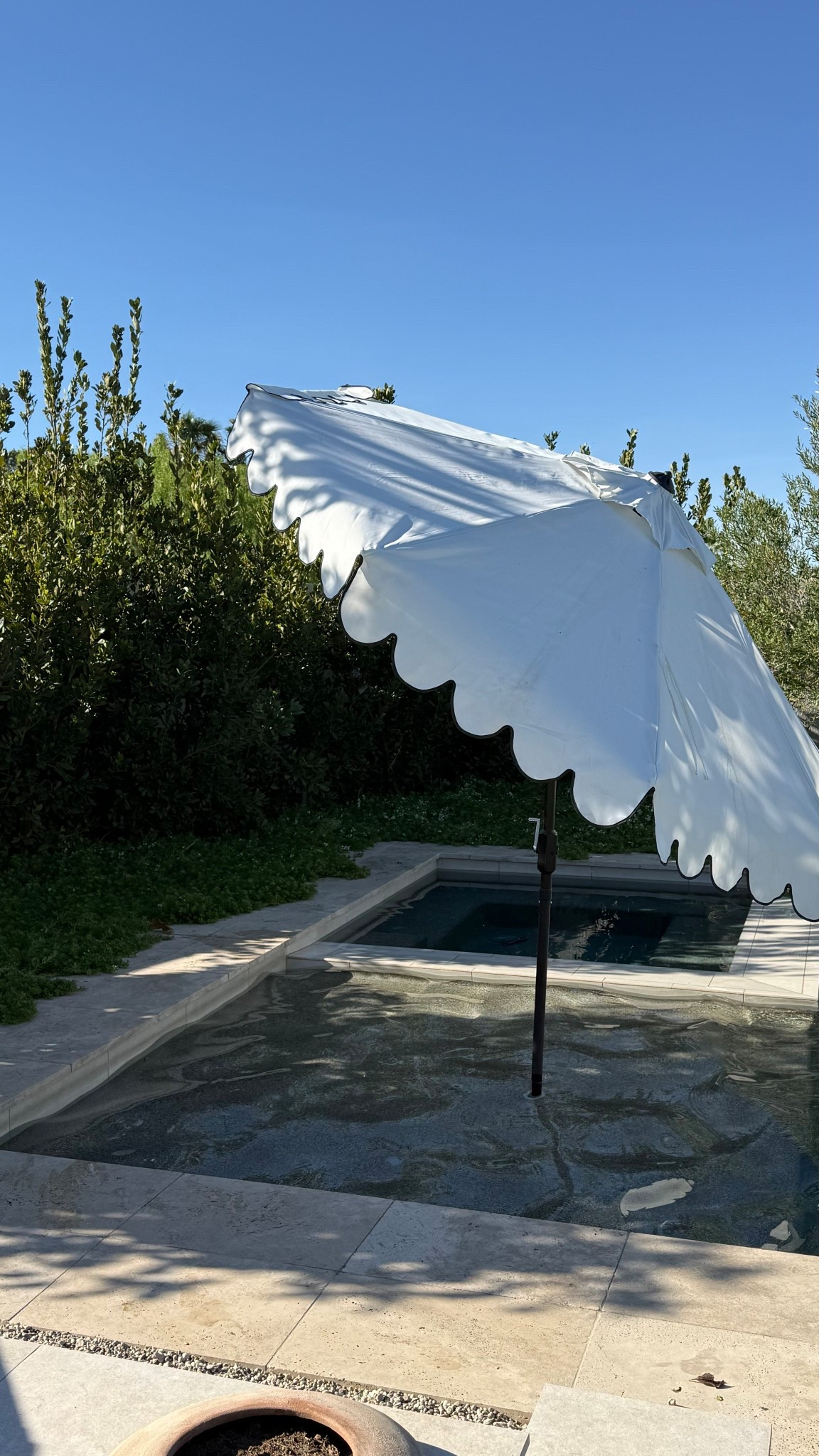 We’ve had these umbrellas since last spring. They’re aluminum powder coated so I feel comfortable using them in the pool, no rust.


#LTKHome