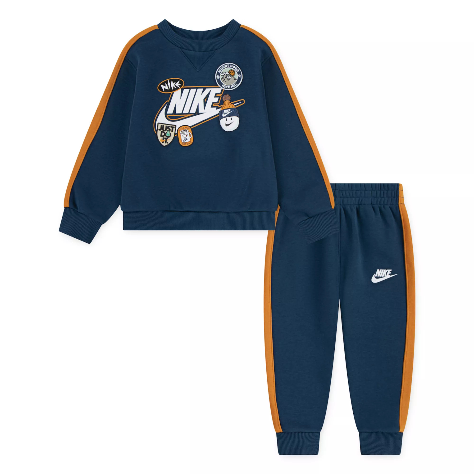 Baby & Toddler Boys Nike Fleece Crewneck Sweatshirt "Just Do It." "Hug A Mug" & Pants 2-Piece Set | Kohl's