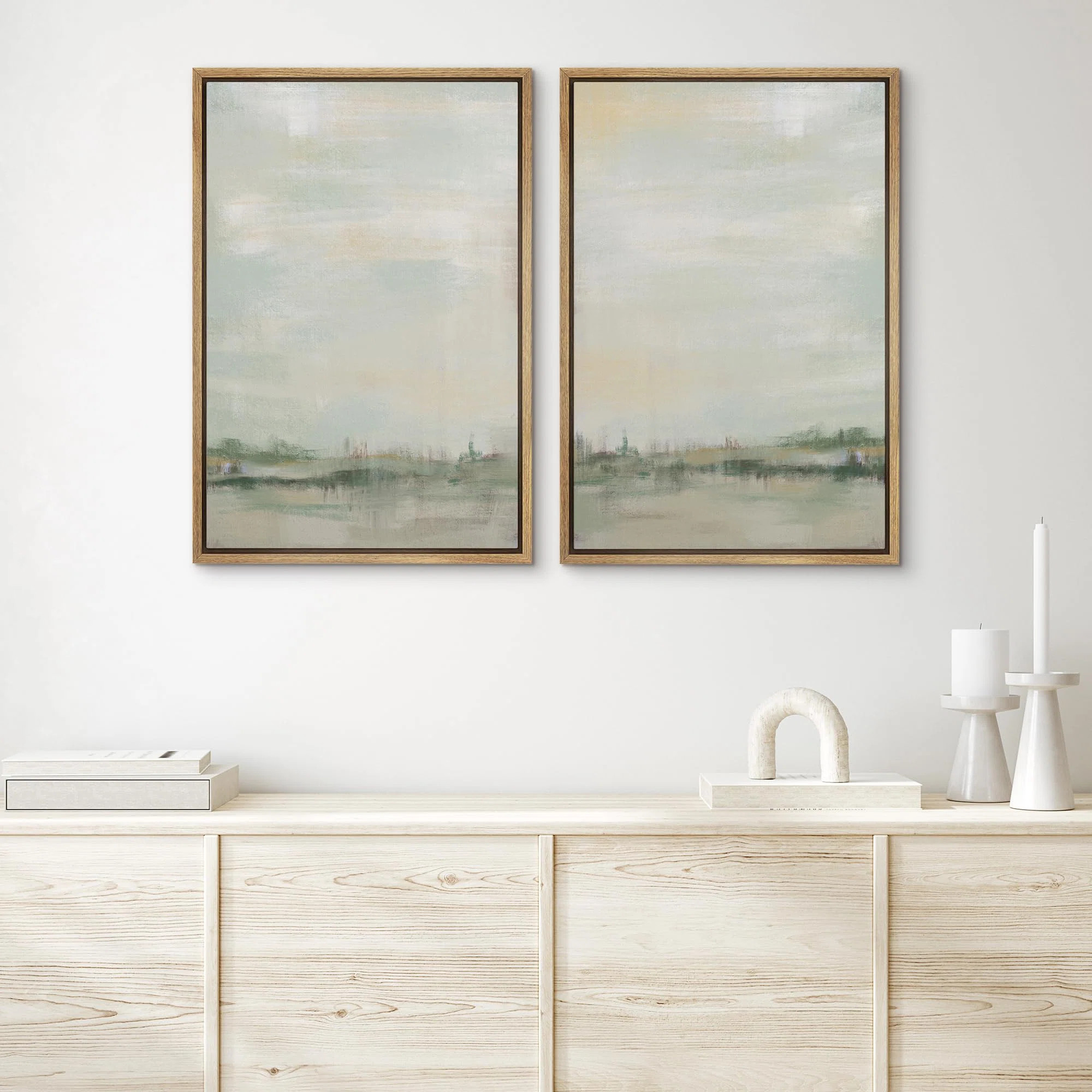 " Abstract Landscape Nature Wilderness Rustic Modern Art Farmhouse Wall Decor Artwork Landscape "... | Wayfair North America