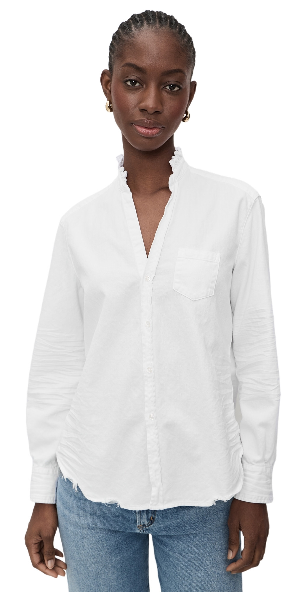 Frank & Eileen Relaxed Button-Up Shirt White S | Shopbop
