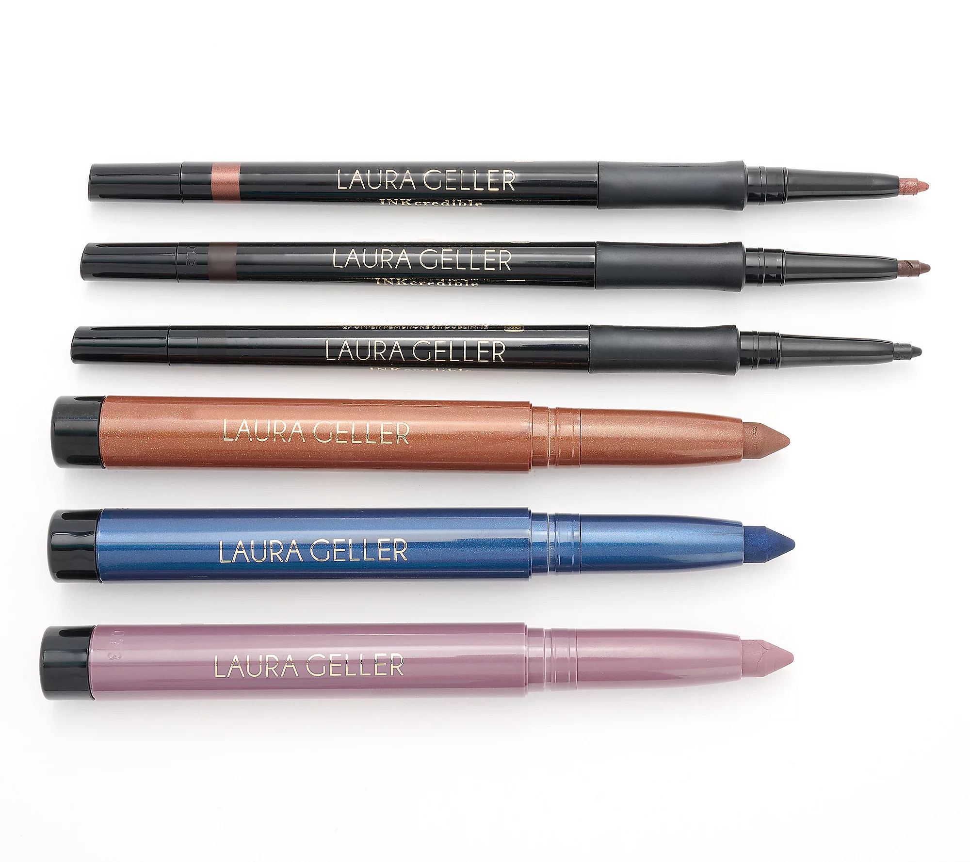 Laura Geller Kajal & INKCredible 6-PC Eyeliner Collection | QVC