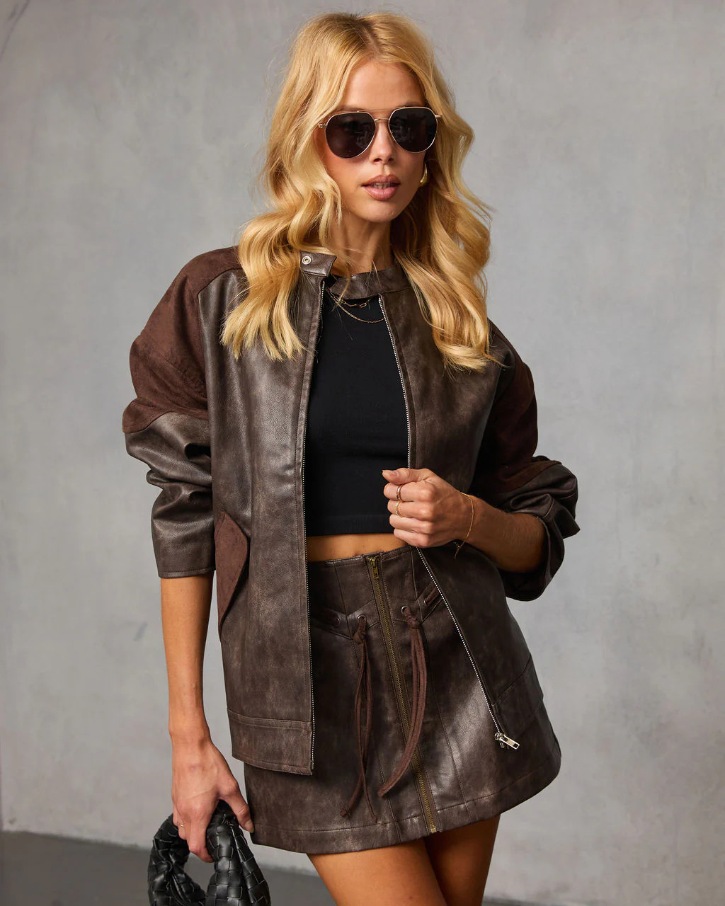 Veldora Leather Bomber Jacket | VICI