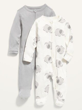 Unisex Sleep & Play One-Piece 2-Pack for Baby | Old Navy (US)