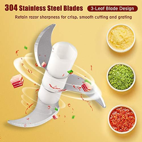 Broadtech Mini Food Processor, 250ML Wireless Vegetable Chopper for Garlic Veggie Dicing Mincing | Amazon (US)